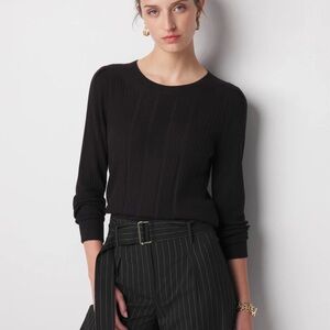 WHBM Cashmere Blend Crewneck Sweater